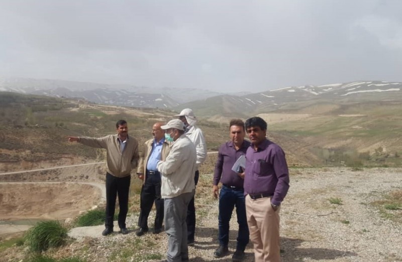 زيارة الرئيس التنفيذي لشركة تنمية موارد المياه والطاقة لمشروع سد غدير
