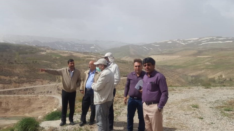 Visit of the CEO of Water and Energy Resources Development Company to Qadir Dam project