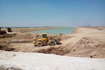 احداث کانال خاکی انتقال آب کانال آزادگان به کانونهای ریزگرد