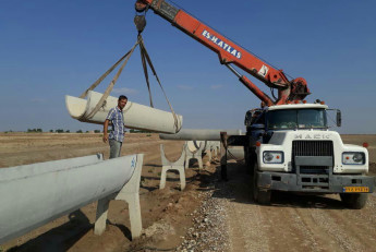 عملیات اجرایی احداث شبکه فرعی آبیاری و زهکشی و تجهیز و نوسازی اراضی ابوفاضل