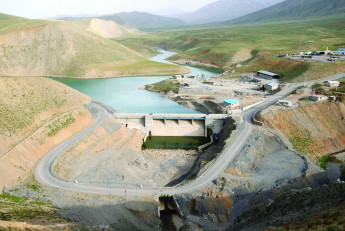سد اصلی و بند انحرافی چشمه لنگان